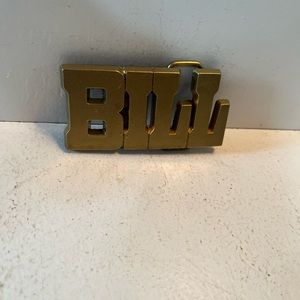 1980’s vintage brass belt buckle